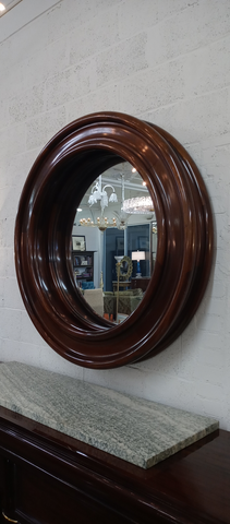 Massive Mahogany Mirror by Ralph Lauren, Circa late 20th Century