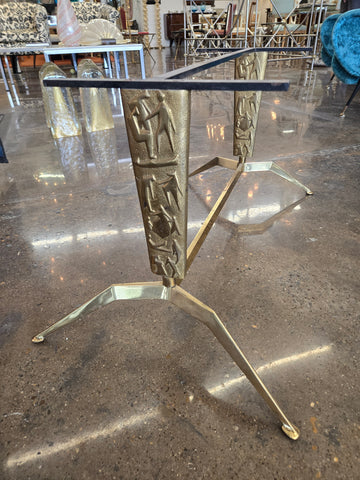 Italian Bronze and Brass Table, Circa, 1950