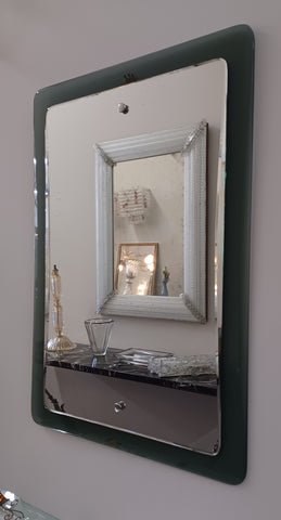 Italian Mirror in the Style of Fontana Arte Circa, 1970’s