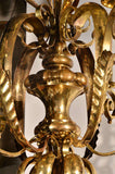 6 Arm Brass Chandelier