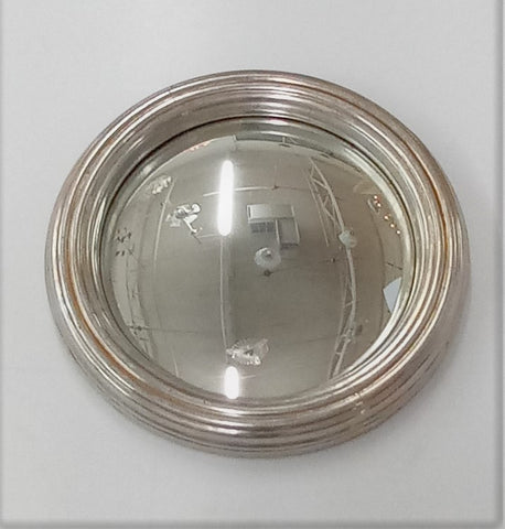 Vintage Silver Water Gilt Bullseye Mirror